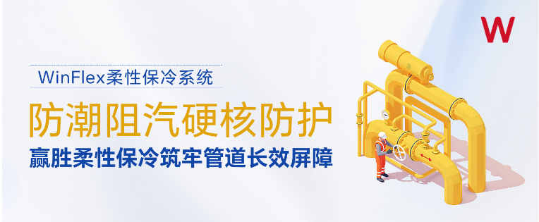 防潮阻汽硬核防护，赢胜柔性保冷筑牢管道长效屏障